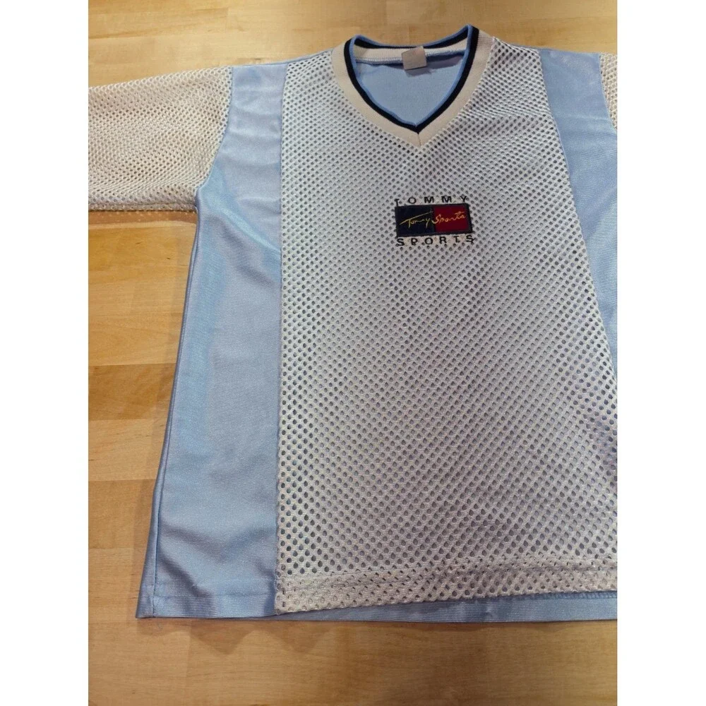 Vintage Tommy Sports Kids XXL Mesh Shirt